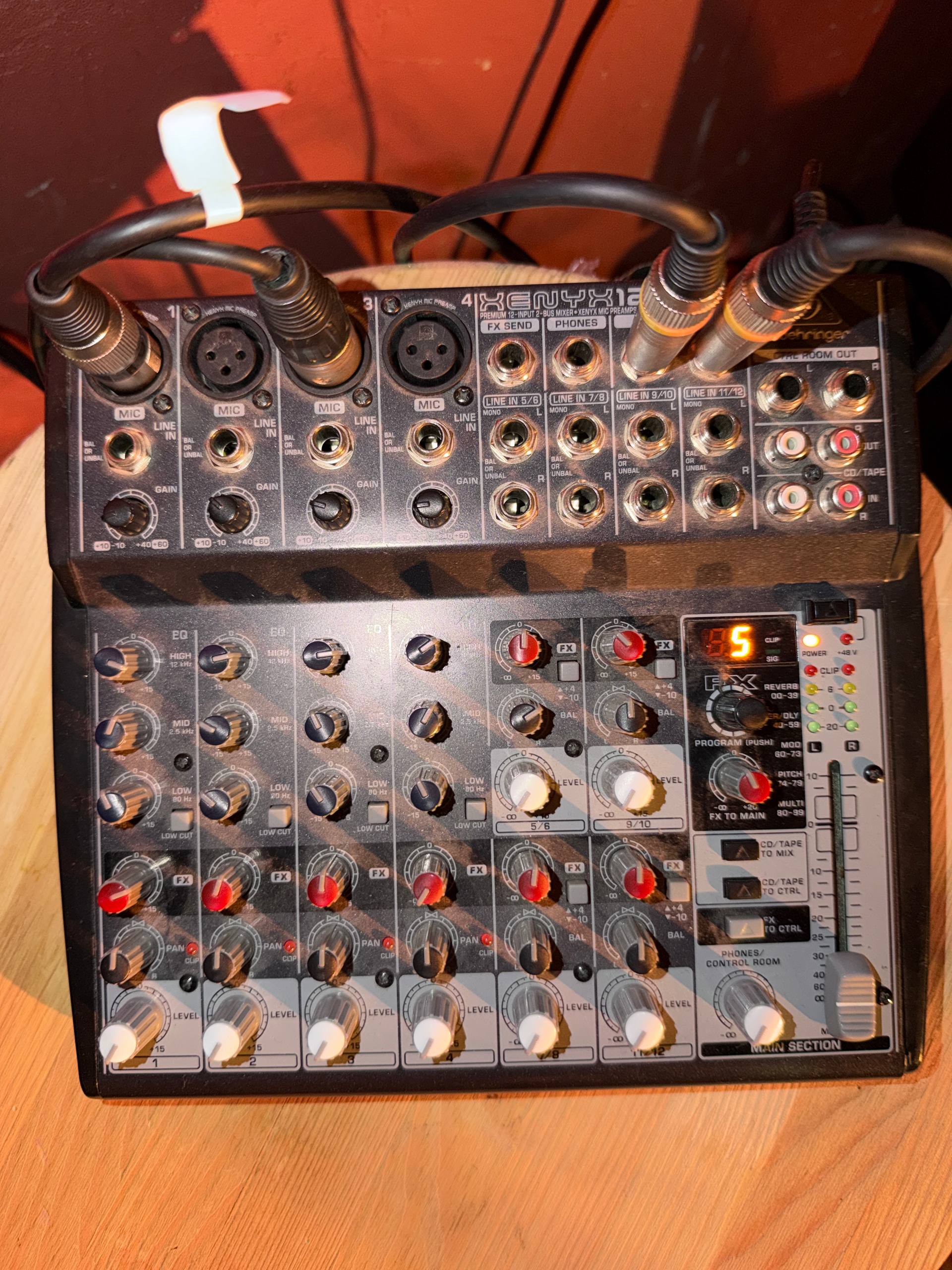 Behringer XENYX, 12-input / 12-channel analog mixer